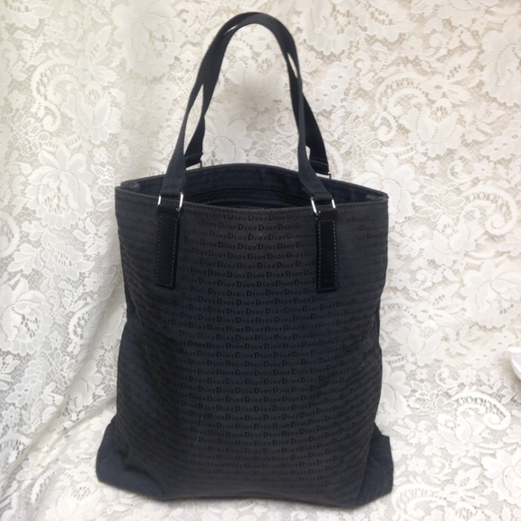 Christian Dior Large BlackMono Trotter Canvas Tote - Picture 1 of 8